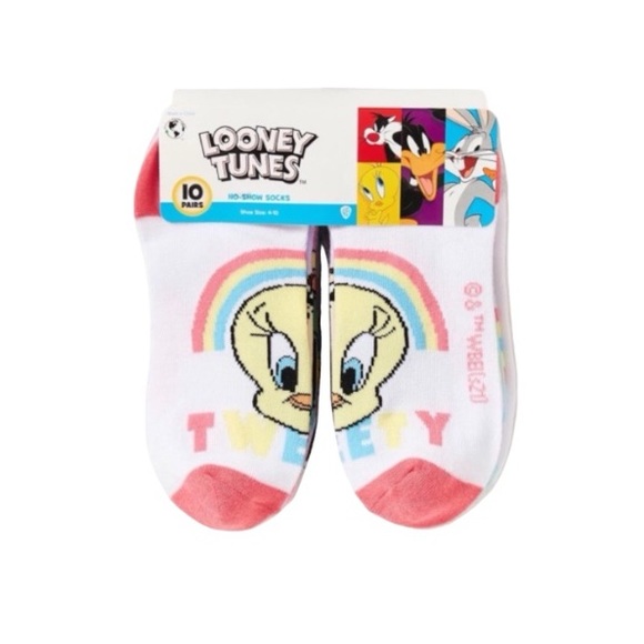 Looney Tunes No Show Socks - Picture 1 of 6